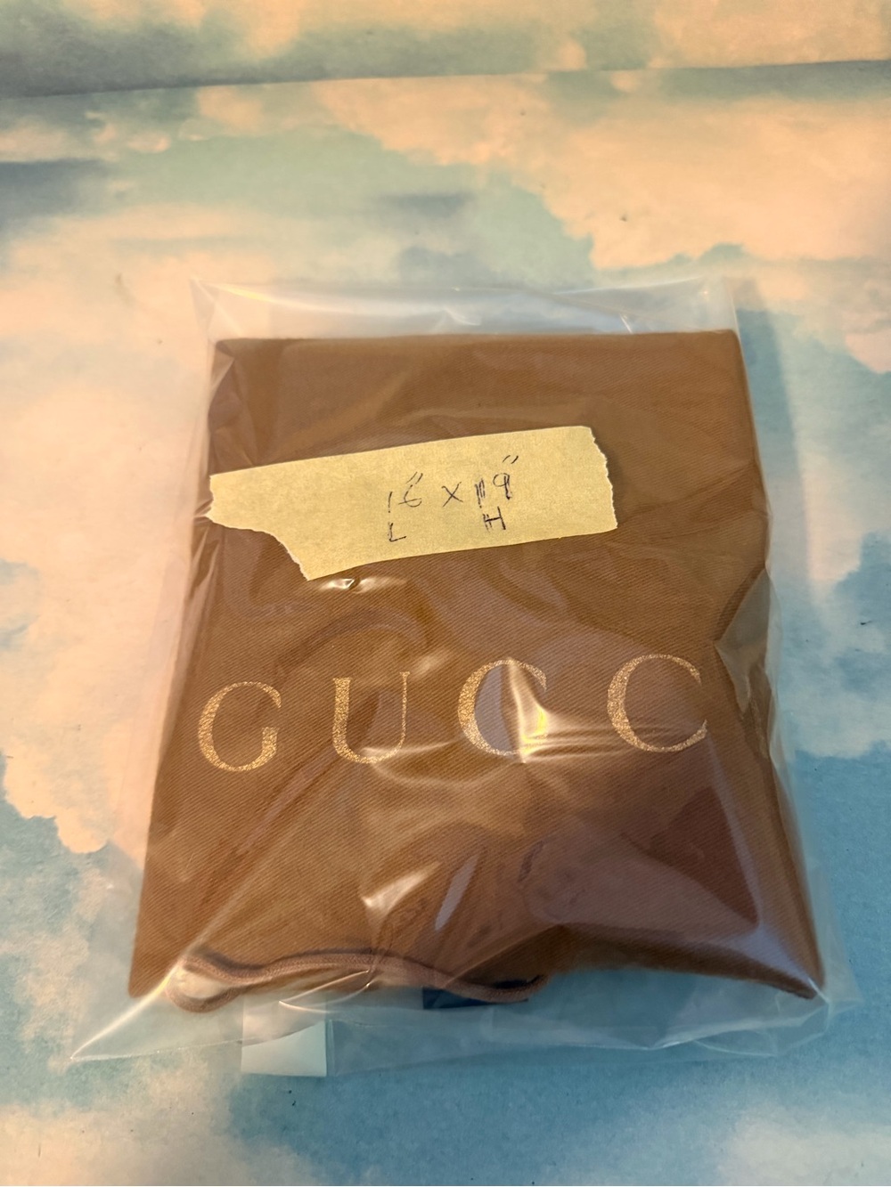 Gucci Brown dustbag